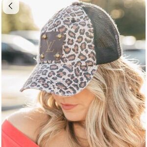 Louis Vuitton Patch Leopard Hat